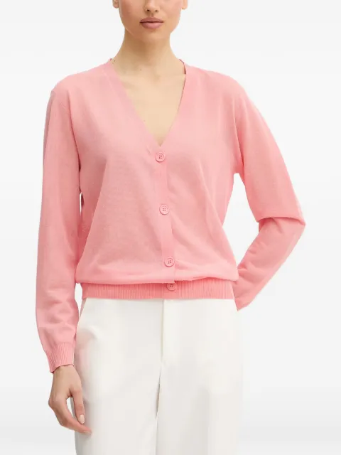 Silvian Heach Agarwa V-neck buttoned cardigan Pink GPP26519CD