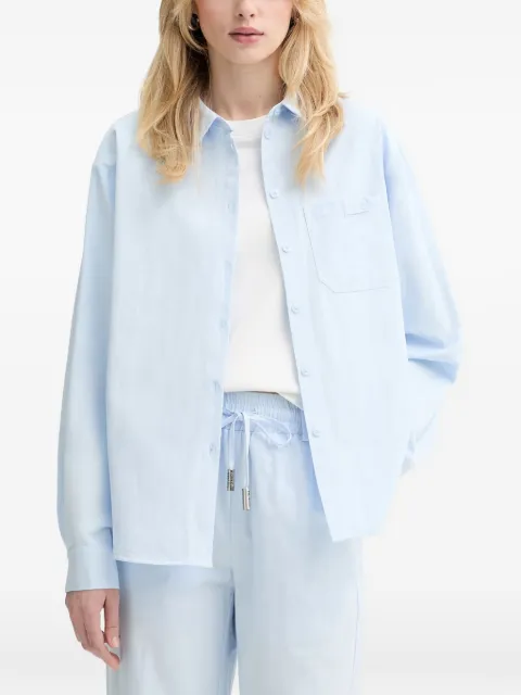 Silvian Heach Bealor pocket button shirt Blue GPP26091CA