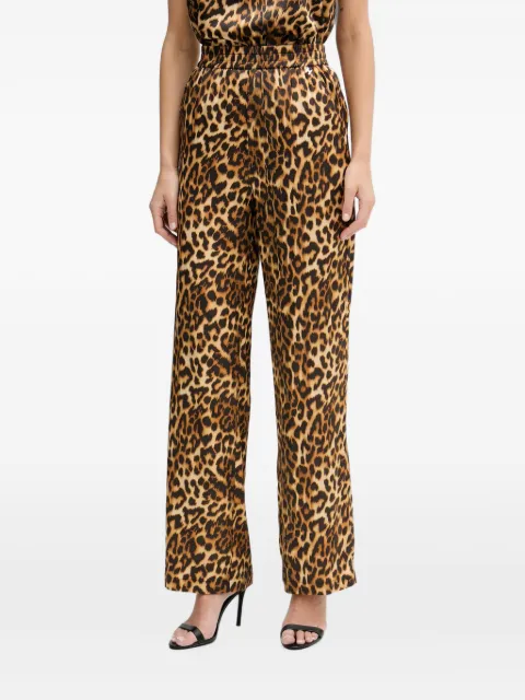 Silvian Heach Kaval animal-print trousers Neutrals GPP26130PA