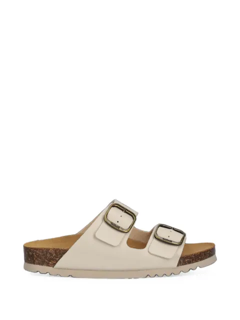Scholl Josephine buckle-fastening leather sandals Neutrals F321641030
