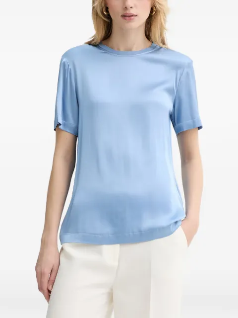 Silvian Heach Resana crew neck short-sleeve top Blue GPP26191BL