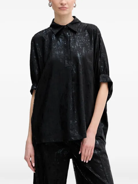 Silvian Heach long sleeve shirt Black GPP26054CA