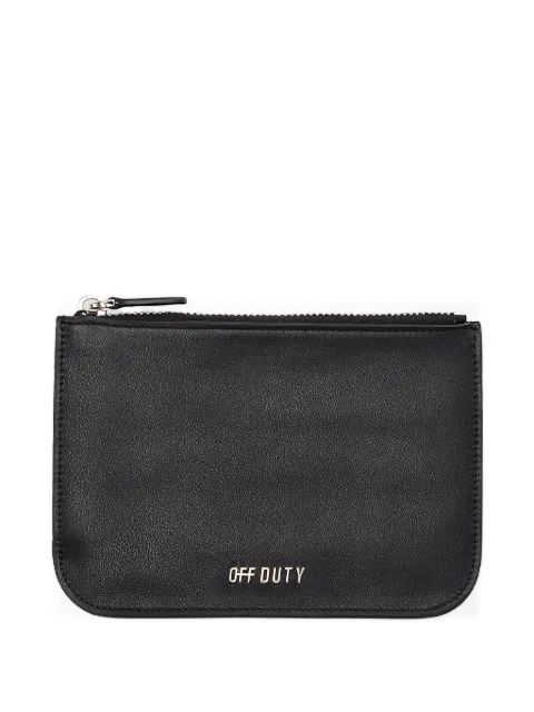 Off Duty Leon zip leather wallet Black ODS26AC7958