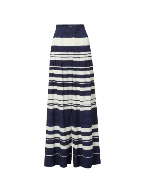 Veronica Beard Heron striped trousers Blue 2603LN3261149