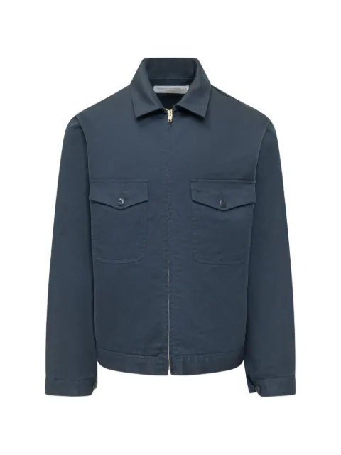 UNIVERSAL OVERALL zipped shirt jacket Blue HT2611440UNIOV