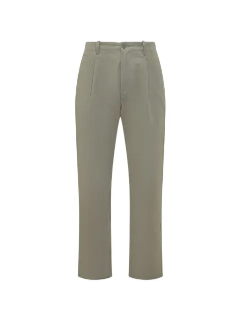 UNIVERSAL OVERALL pleated tapered trousers Green PTG05UNIOV