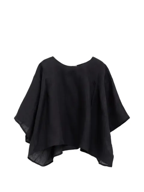 Baserange Ori drop-shoulder blouse Blue TSORLISU26