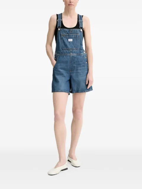 Levi's patch pocket denim shortalls Blue 001UY