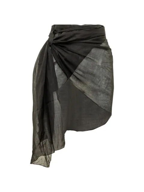 Kate Cate Kim sarong-style skirt Black SKTKC002CTT