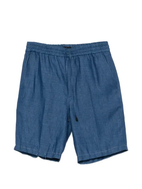 Brioni drawstring-fastening shorts Blue RP3G0LP61144300