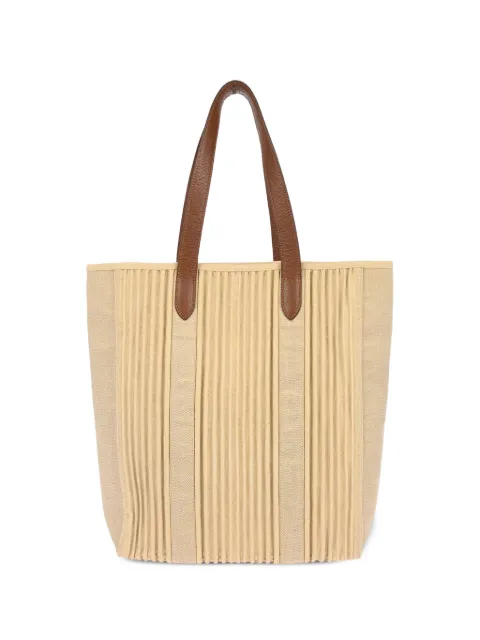 Hermès Pre-Owned 2008 Canelee Cabas Calicut tote bag Neutrals 126305