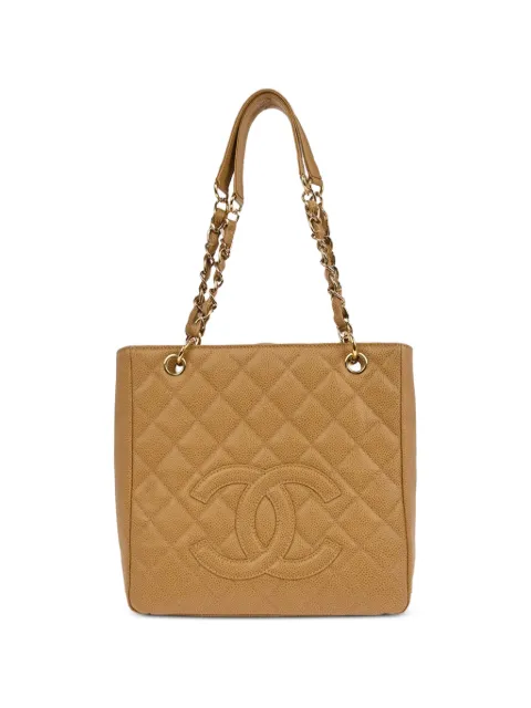 CHANEL Pre-Owned 2003 Petite tote bag Neutrals 126115