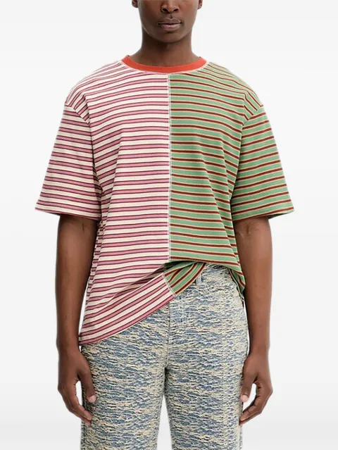 Desigual striped short-sleeve T-shirt Neutrals 25WMTK27