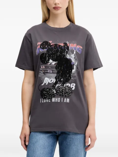 Desigual Mickey-motif T-shirt Grey 25WWTK56