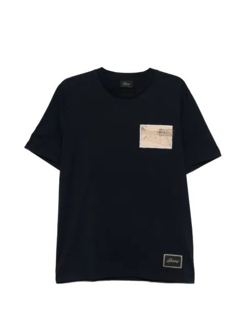Brioni Short-sleeve T-shirt Blue UJVC0LOD620