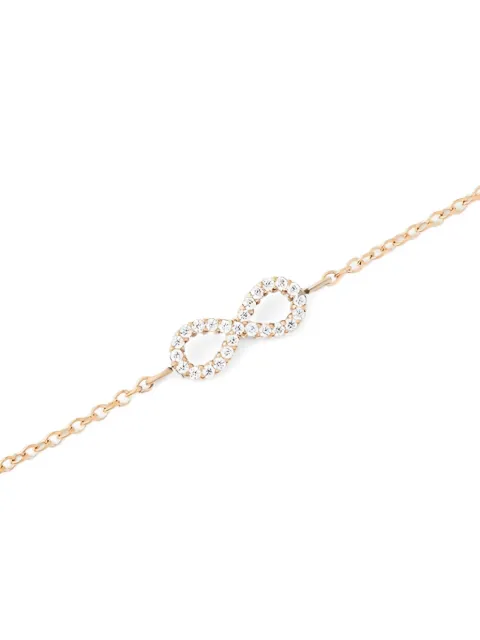 Daniel Wellington Mirelle infinity charm bracelet Pink DW00401627