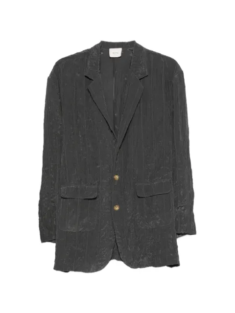 Alysi single-breasted flap-pocket blazer Grey 216809