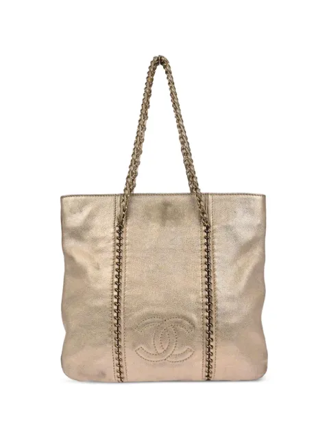 CHANEL Pre-Owned 2006 Luxury Line tote bag Gold 126355