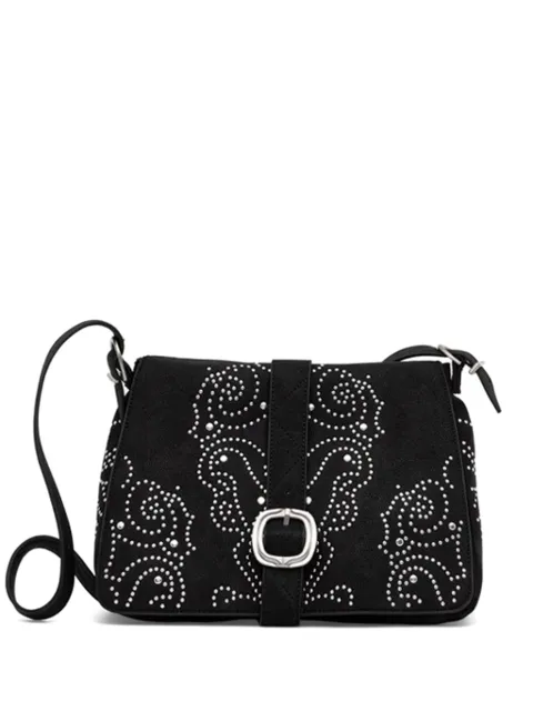 Desigual studded buckle satchel Black 25WAXPBH