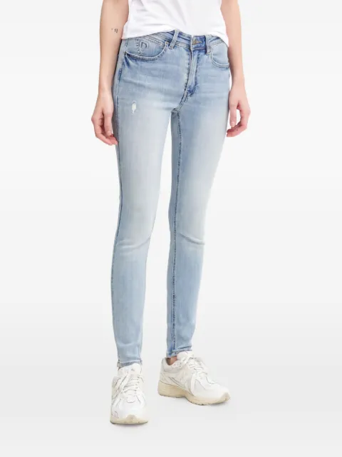 Desigual distressed skinny jeans Blue 25SWDD755007
