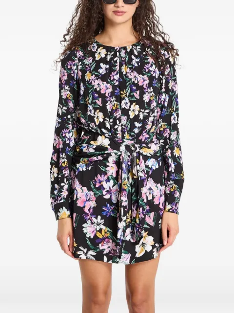 Desigual floral-print tie-waist dress Black 25WWVW09