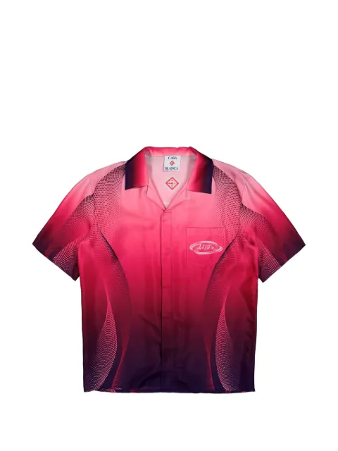 Casablanca gradient cuban collar shirt Pink MSS26SH003