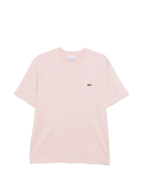 Lacoste logo-patch T-shirt Pink TH731800