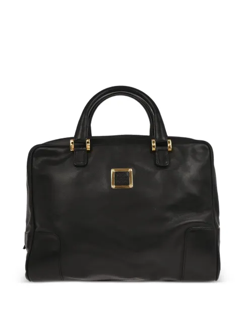 Loewe Pre-Owned 1990s Amazona leather tote bag Black 126506