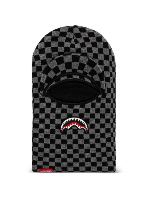 Sprayground check-pattern balaclava Black 910HW401NSZ