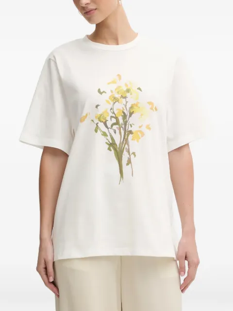 Stine Goya floral-print T-shirt Neutrals SGPS26T009