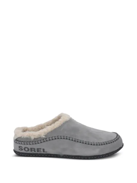 SOREL stitched shearling slippers Grey 1923641