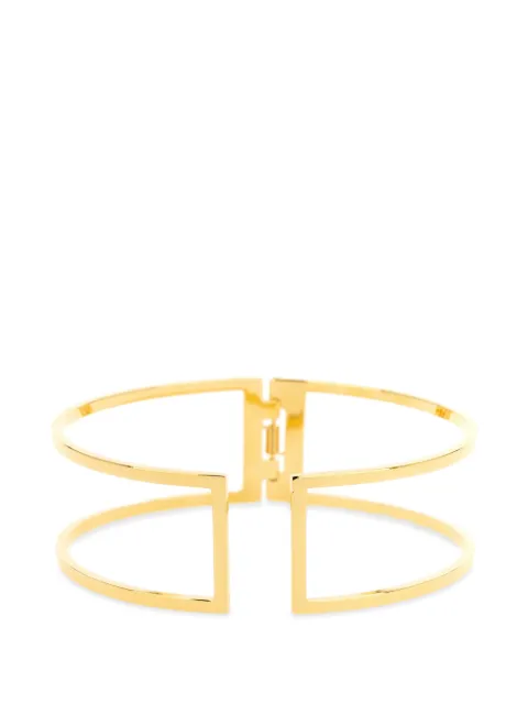 Elisabetta Franchi circular logo necklace Gold CO63K62E2