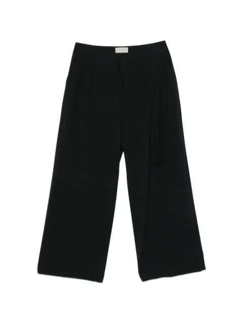 THESTROY flat-front trousers Black S26INNODEST