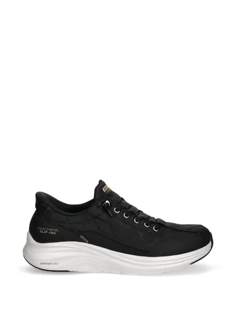 Skechers quilted lace-up sneakers Black 150413