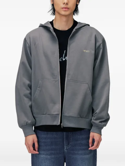 Off Duty zip hoodie Grey ODF25J6677