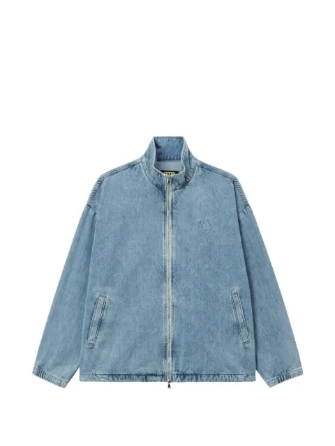 Mini Cream zip-up denim jacket Blue 6SM101A
