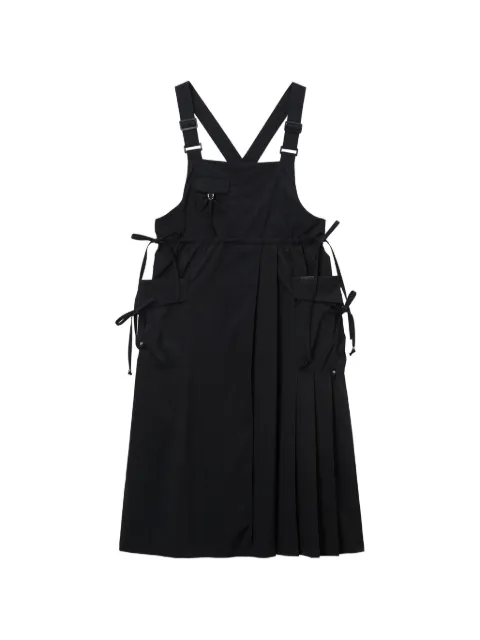 Musium Div. pleated midi dress Black MMUDSW01216X
