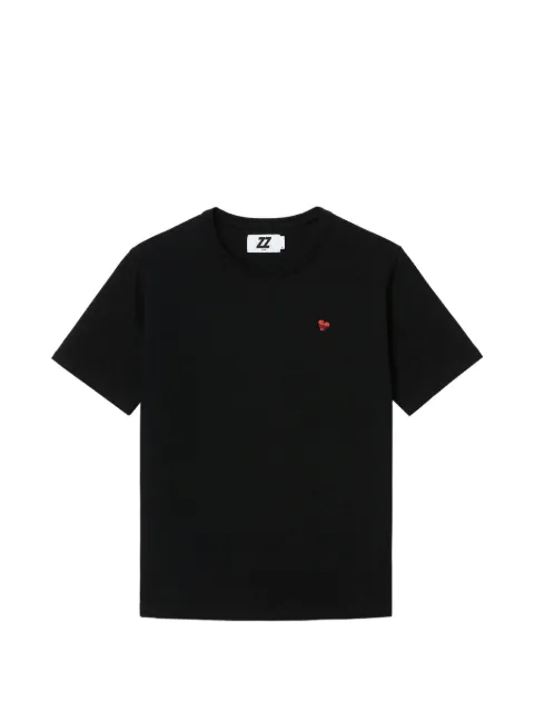 izzue heart-motif T-shirt Black IZXTEW00905X
