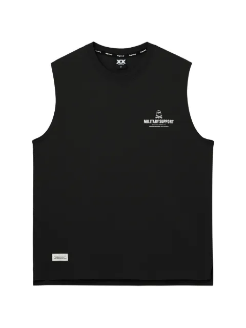 FINGERCROXX Military Support sleeveless top Black FFXVTM01340X