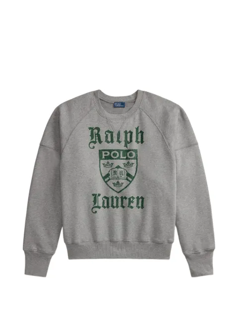 Polo Ralph Lauren logo-print raglan-sleeve sweater Grey 211B17790001