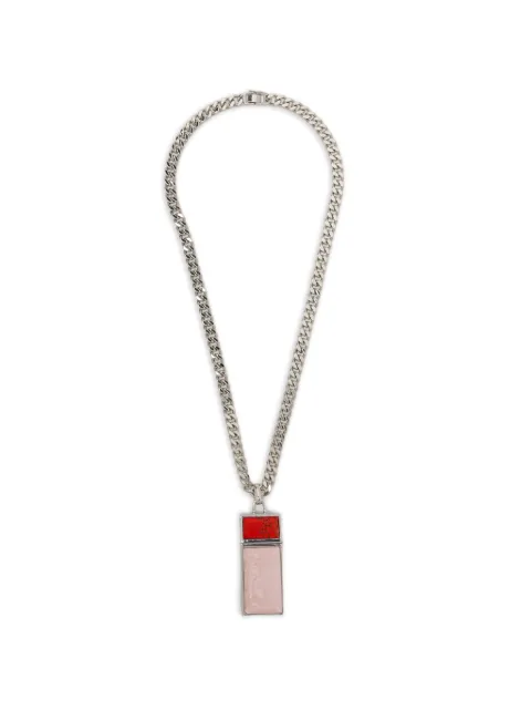 Toga logo-pendant necklace Silver AK00917