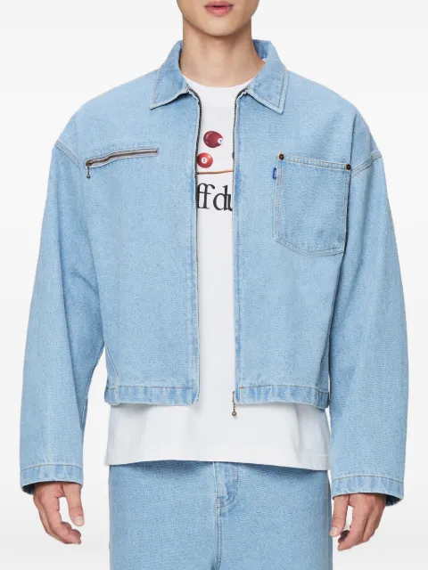 Off Duty zip denim jacket Blue ODS26J7532