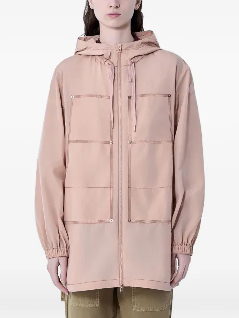 Moncler hooded coat Pink L10931A001065995F