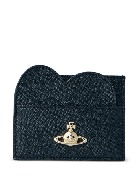 Vivienne Westwood heart-motif card holder Black 54030008WS000B001