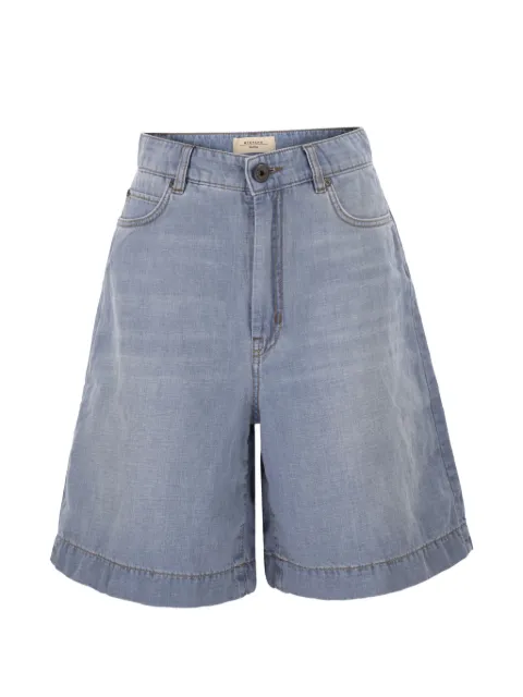 Weekend Max Mara contrasting-stitch shorts Blue 2615141032600