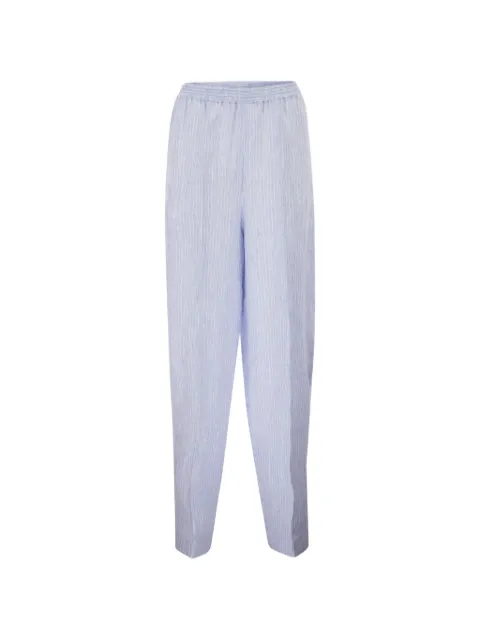 Fabiana Filippi striped elasticated trousers Blue PAD276F336D951