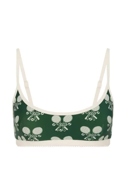 The Upside racquet scoop bra Green USW226009NOVELTY