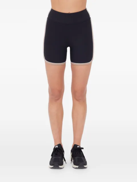 The Upside Rhythm contrast-trim shorts Black USW226068