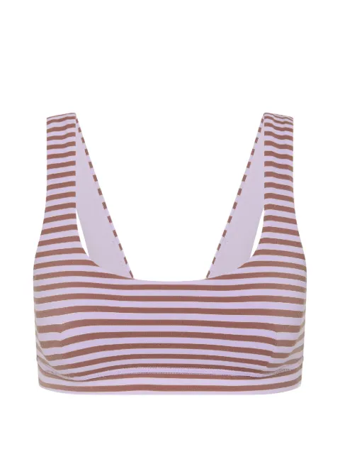 The Upside Miami Jasmine striped sports bra Purple USW226142STRIPE
