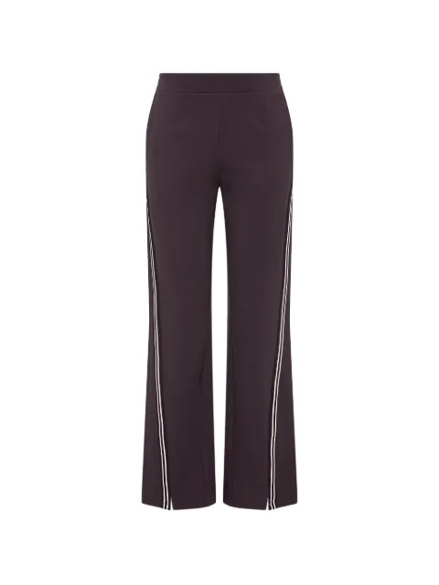 The Upside Petra side-stripe flared track pants Black USW226114BLACK